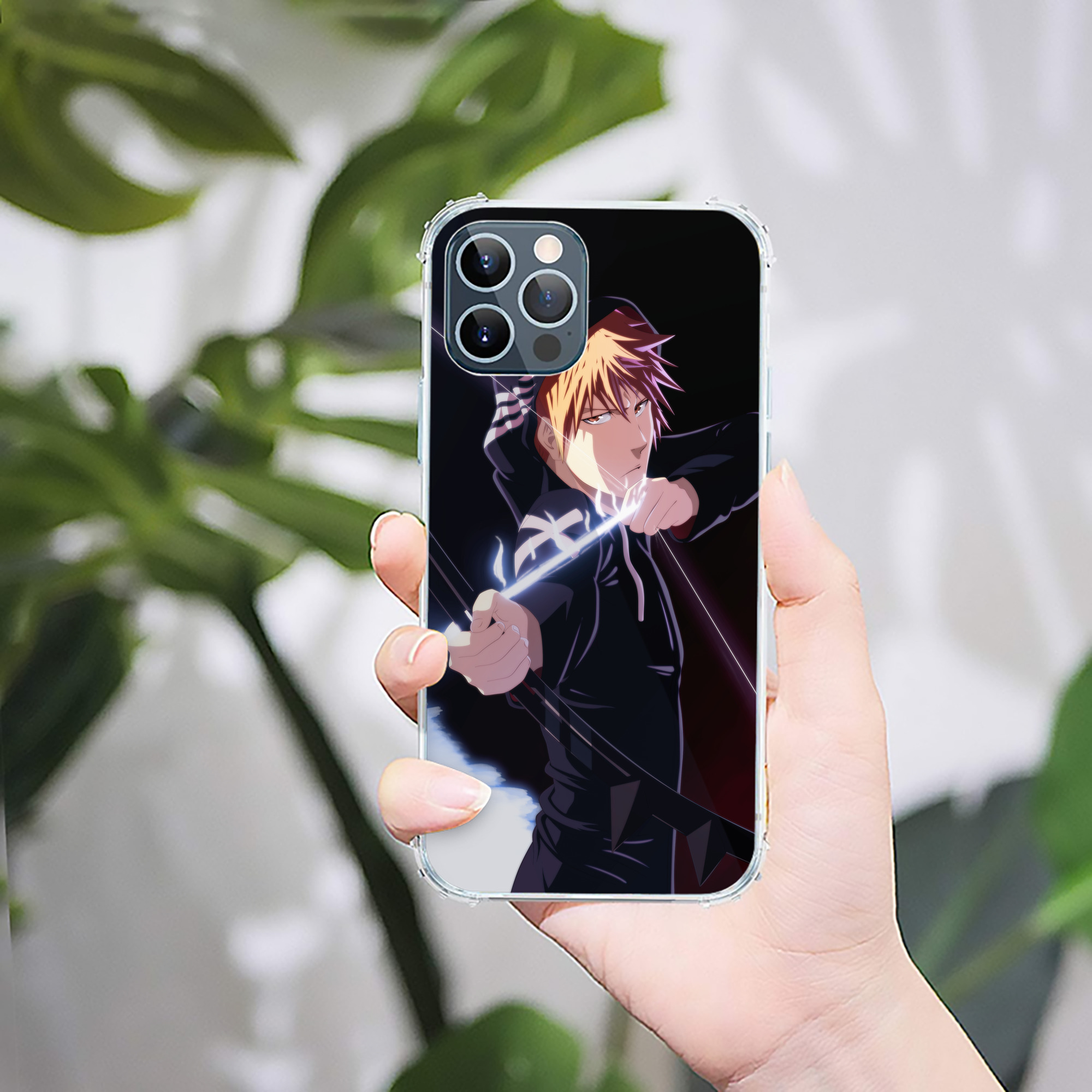 （画像用） ブリーチ BLEACH 【iPhone 12シリーズ対応】透明スマホケース（クリアソフトケース）